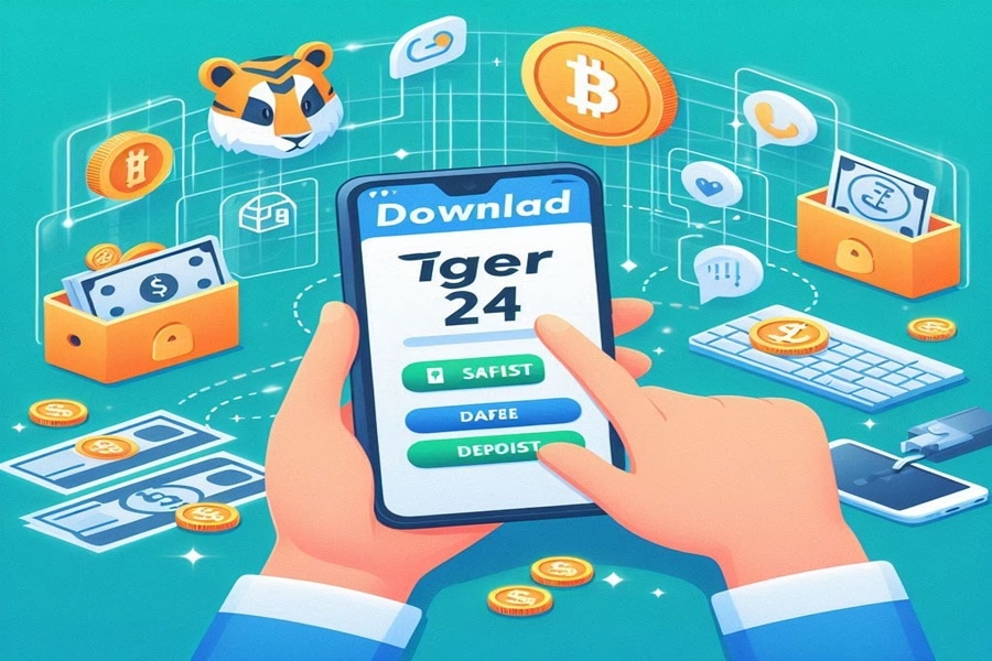 ขั้นตอนการดาวน์โหลดแอป tiger24 สำหรับมือใหม่
